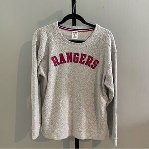Pink with 5th & Ocean Rangers Crew Neck Sweater Size Small